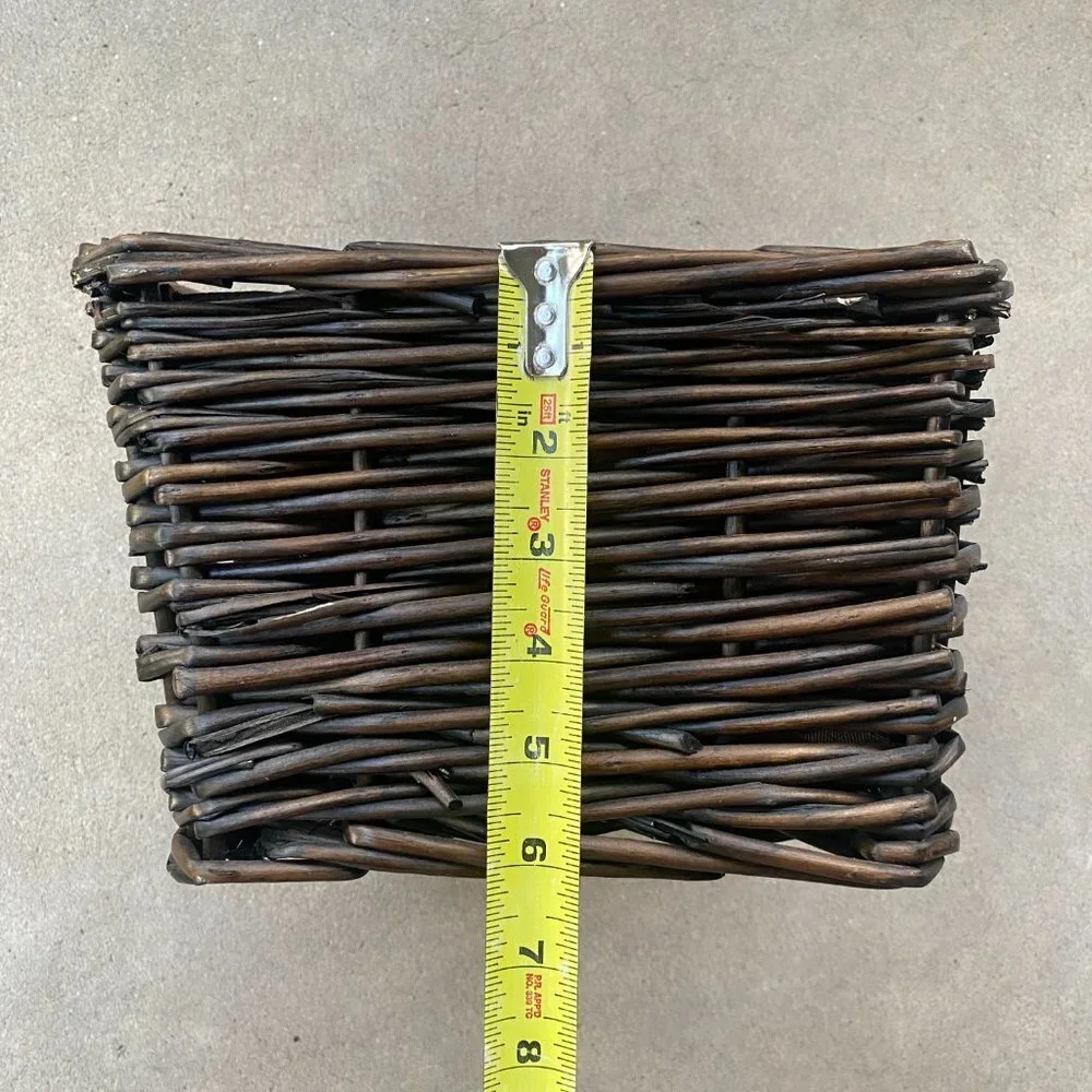 Natural Brown Wicker Storage Basket